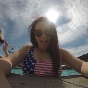 Target American Flag Bathing Suit